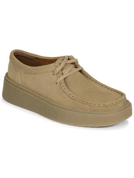 Fűzős félcipő Clarks barna