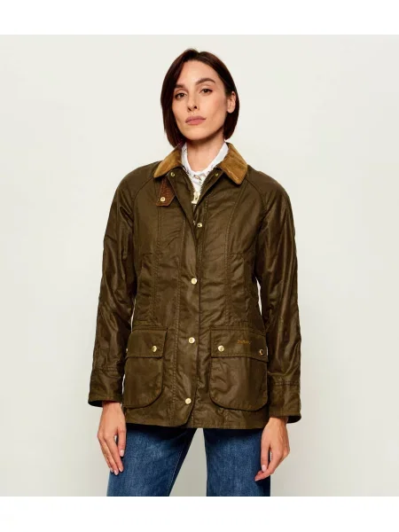 Barbour Geacă Icons Beadnell | catifea reiată verde