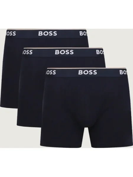 BOSS Orange Boxeri albastru noapte / alb negru