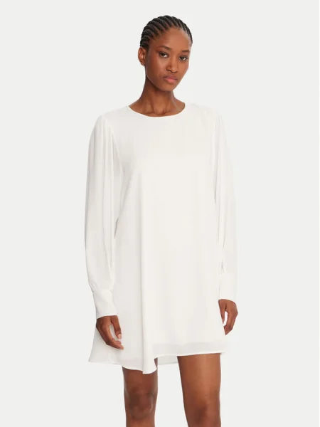 Rinascimento Rochie cocktail alb