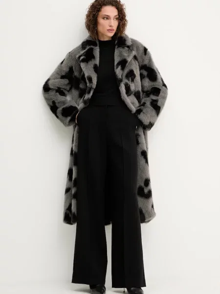 Silvian Heach płaszcz LEMOS szary