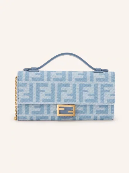 Fendi Portfel Na Łańcuszku blau niebieski