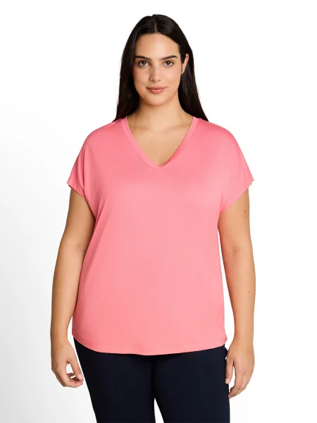 Tom Tailor + Tricou pitaya roz