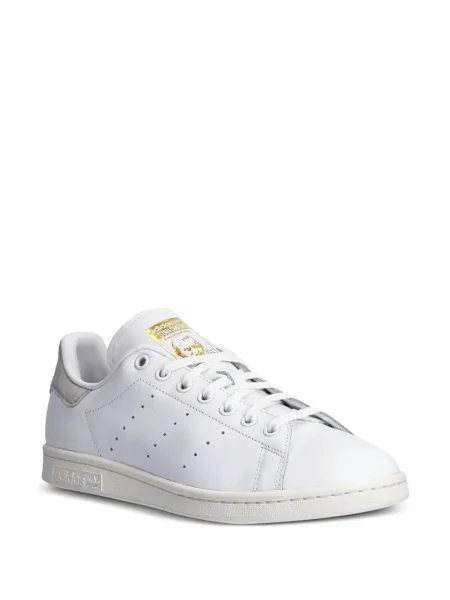 Zomšinės dryžuotos sportbačiai Adidas Stan Smith mėlyna
