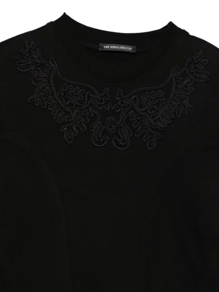 Hanorac Ann Demeulemeester asimetric negru