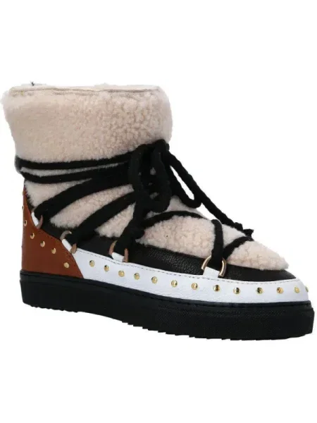 INUIKII Bocanci CURLY ROCK | piele bej