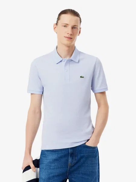 Поло Lacoste блакитний