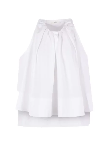 Palaidinė be rankovių Co be rankovių balta