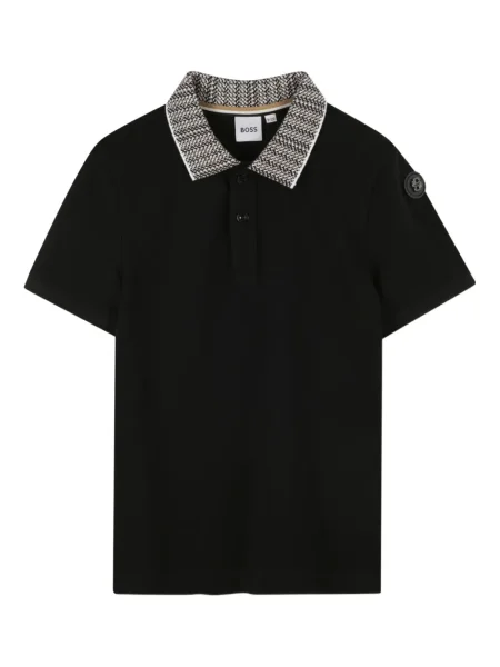 Koszulka polo dziecięca Bosswear czarna