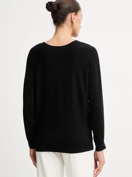 Guess sweter z wiskozą czarny