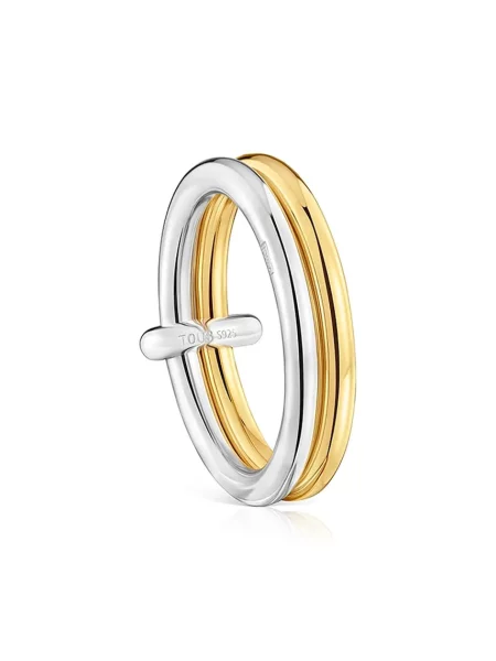 Srebrni prstan Tous zlata