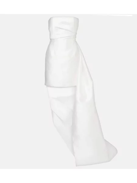 Satenska haljina Solace London bijela