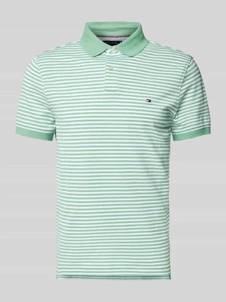 Koszulka polo o kroju regular fit z mieszanki bawełny Tommy Hilfiger