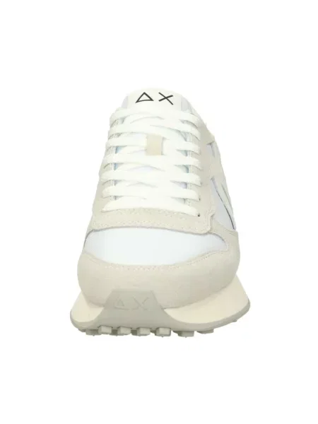 Sneakersy Sun68 zamszowe białe