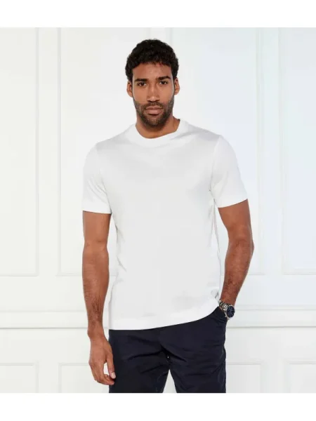 BOSS BLACK Tricou P-Thompson 52 alb