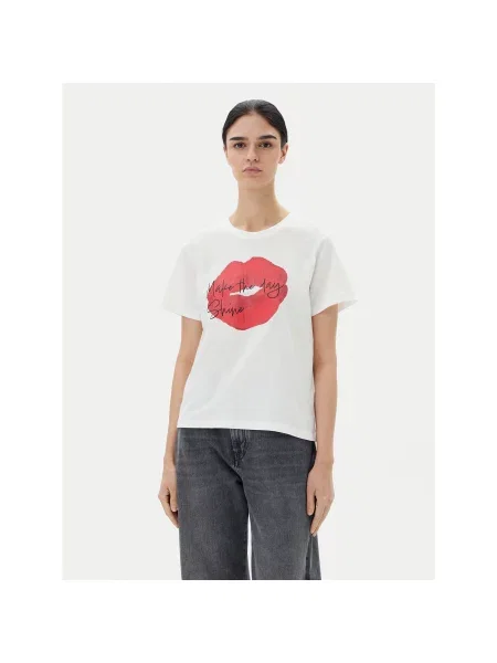 JDY T-Shirt Daisy Regular Fit λευκό