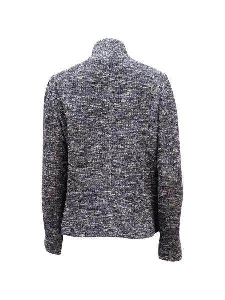Geacă Vince din tweed drapată albastru