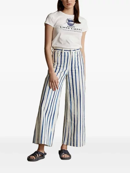 Kostiumas "houndstooth" rašto bokseriai Polo Ralph Lauren iki kelių mėlyna