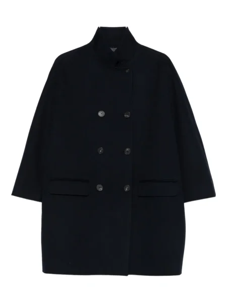 Palton Alberto Biani cu două rânduri de nasturi albastru
