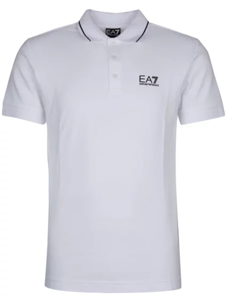 Polo Ea7 Emporio Armani cu imagine alb