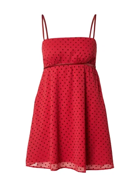 HOLLISTER Obleka / vinsko rdeča