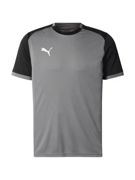 PUMA Tricou funcțional Matchday gri închis / negru alb
