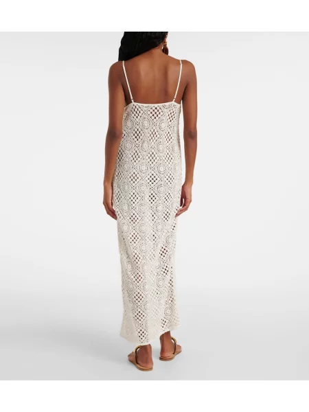 Rochie maxi Sir de costum alb