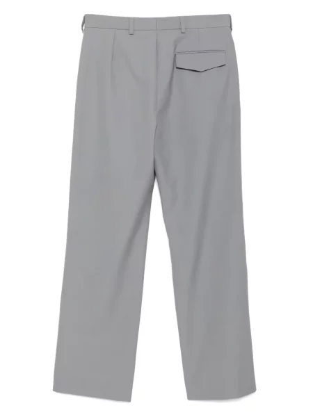Pantaloni Rier de lână gri