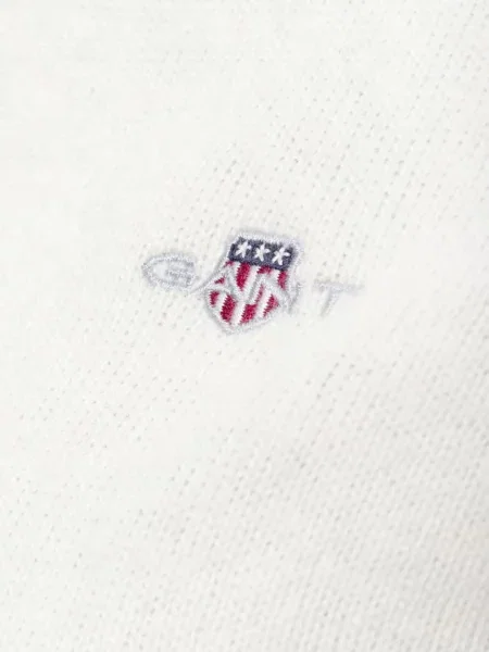 Вовняна водолазка Gant біла