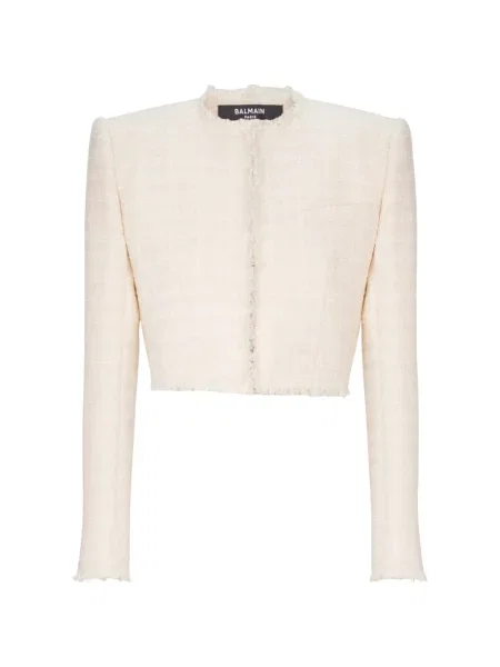 Geacă Balmain din tweed