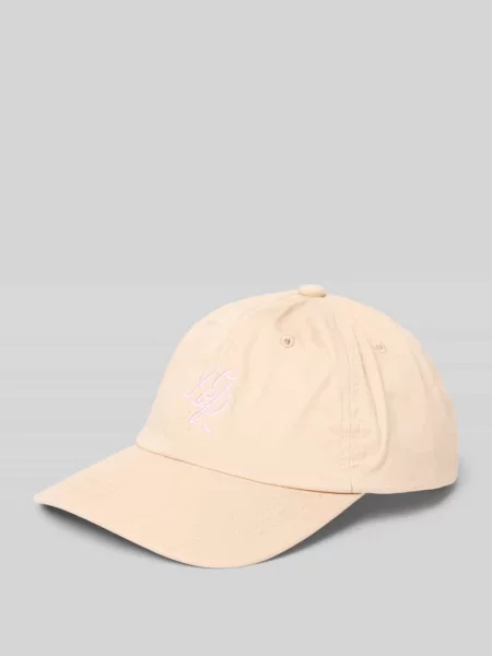 Czapka z daszkiem i wyhaftowanym logo model ‘Roxane’ Leger By Lena Gercke beżowa