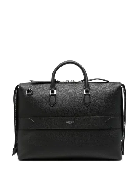 Servietă Dolce & Gabbana din piele negru