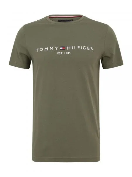 Tommy Hilfiger Tričko Logo zelená