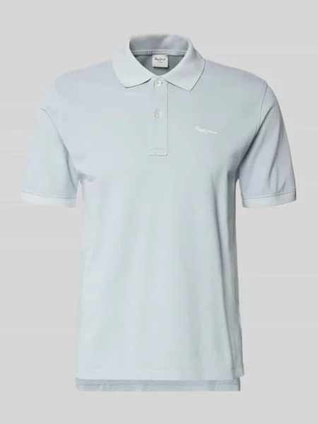 Koszulka polo o kroju regular fit z czystej bawełny model OSCAR' Pepe Jeans