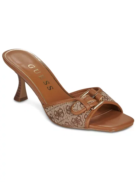 Šľapky Guess hnedá