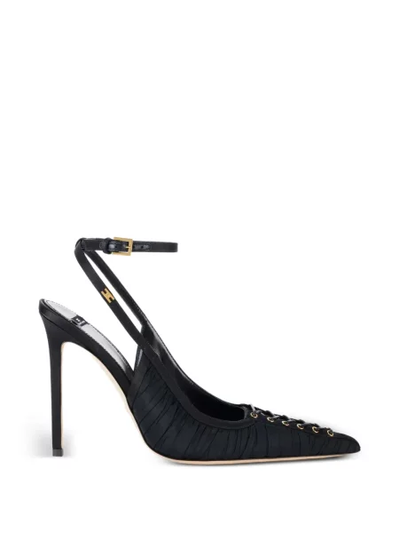 Sandale Elisabetta Franchi din piele negru