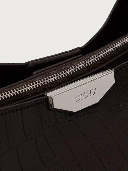 Кожаная сумка шоппер Dkny