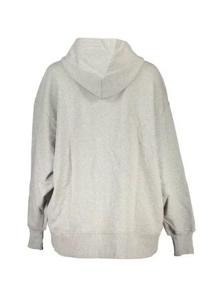 Hoodie Calvin Klein Jeans με αυτόγραφο γκρι