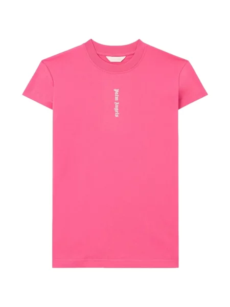 Sukienka mini dziecięca Palm Angels różowa