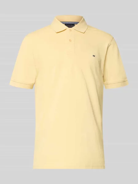 Koszulka polo o kroju regular fit z przeszyciami Christian Berg Men