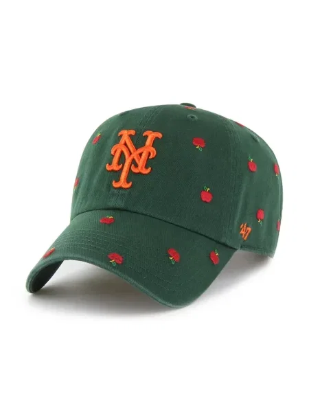 Шапка с козирка 47 brand MLB New York Mets зелено