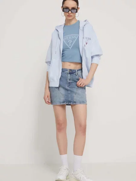 Jeans krilo Guess Originals modra