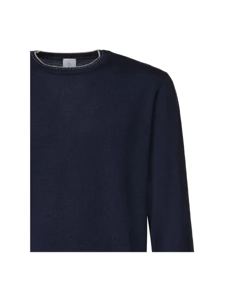 Sweter Eleventy wełniany niebieski