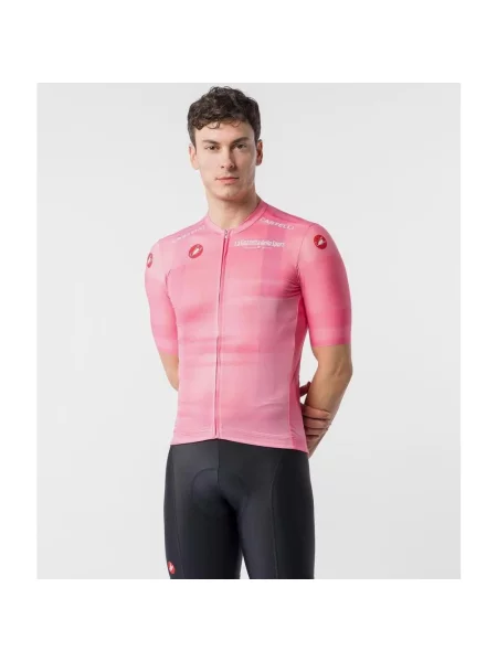 Koszulka rowerowa damska Giro d'Italia Competizione 4 krótki rękaw L różowa