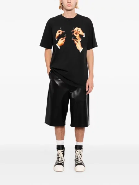 Tricou Melt cu decolteu rotund negru