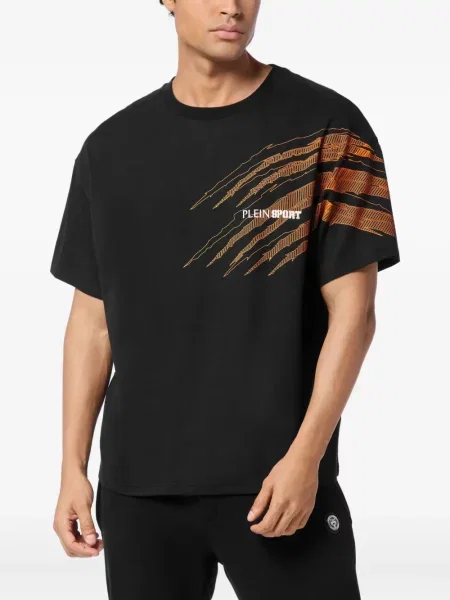 Tricou Plein Sport cu imagine negru