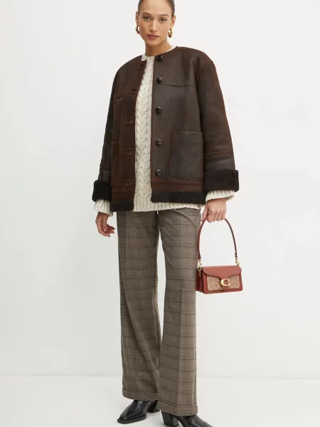 Кожаная сумка Coach