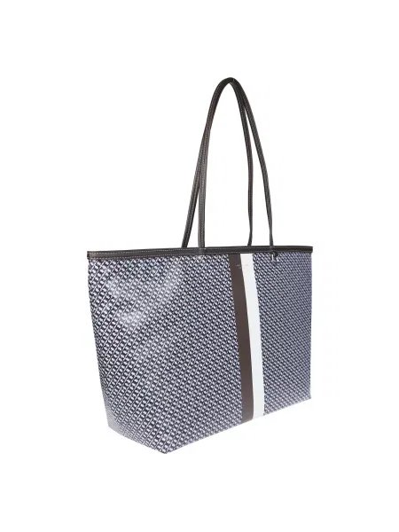 Shopperka Tory Burch niebieska