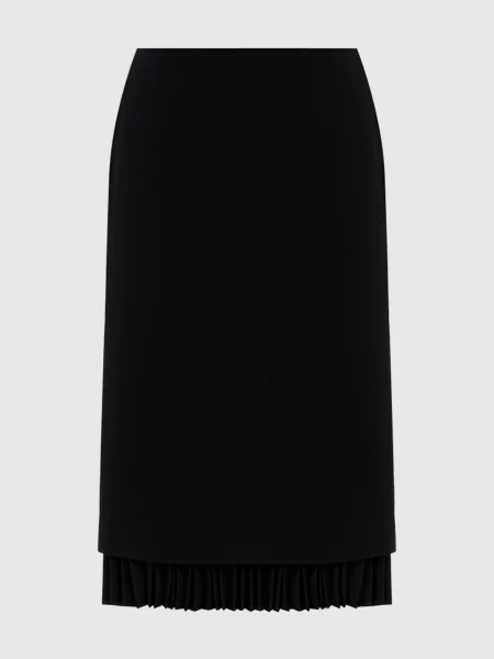 Спідниця з вовни Juun.j чорна