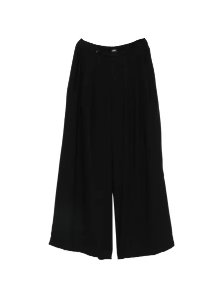 Pantaloni Eleh cu picior lat negru